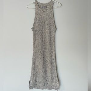 Tart Mixed/Cream Sleeveless Midi Sweater Dress, size M